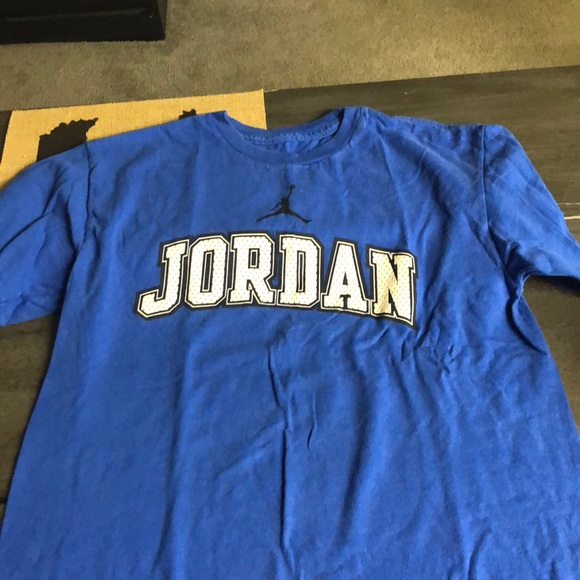 blue jordan t shirt